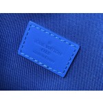 𝐋𝐎𝐔𝐈𝐒𝐕𝐔𝐈𝐓𝐓𝐎𝐍 M82579 Blue Full Skin Embossed Men's Bag and Postman Bag Series