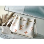 𝐋𝐎𝐔𝐈𝐒𝐕𝐔𝐈𝐓𝐓𝐎𝐍 M46545 Yellow silk screen full leather chain water bucket bag series