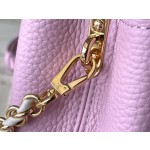 𝐋𝐎𝐔𝐈𝐒𝐕𝐔𝐈𝐓𝐓𝐎𝐍 M22122 Light Purple Mini Capshell Mini Handbag