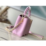𝐋𝐎𝐔𝐈𝐒𝐕𝐔𝐈𝐓𝐓𝐎𝐍 M22122 Light Purple Mini Capshell Mini Handbag