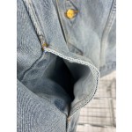 Celine Arc de Triomphe Metal Button Denim Coat