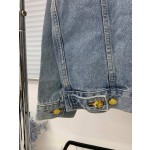 Celine Arc de Triomphe Metal Button Denim Coat