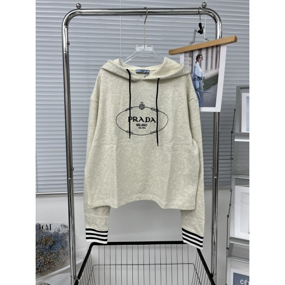 PRADA LOGO HOODIE
