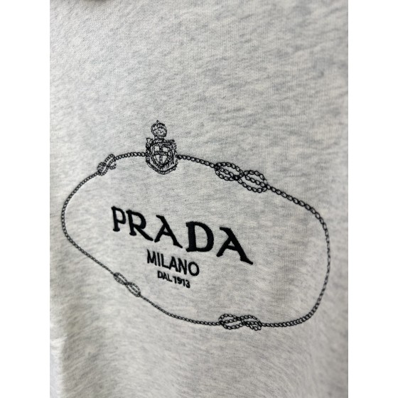 PRADA LOGO HOODIE