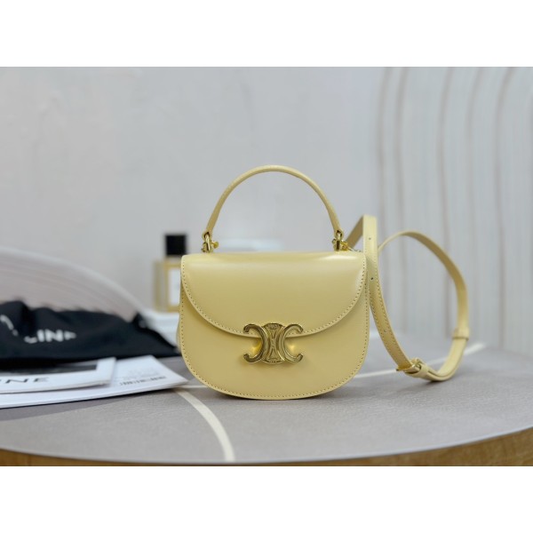 CELINE Leather Mini Saddle Bag Model: 10L063