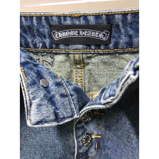 Crook Heart Bow Neck Denim Short Skirt