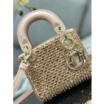 Dior Lady Mini Embroidery Colorful Bead Diamond Model: S0856