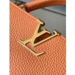 𝐋𝐎𝐔𝐈𝐒𝐕𝐔𝐈𝐓𝐓𝐎𝐍 M22606 Orange Colorful Gold buckle Small Capsines BB handbag