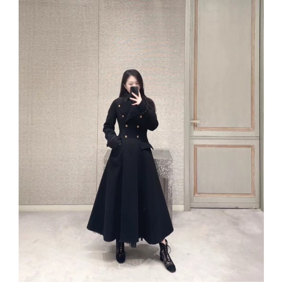 CD Autumn/Winter Cashmere Coat (Please consult customer service to confirm the size before placing a custom order)