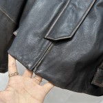 JIL SANDER Punk Motorcycle Jacket Leather