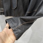 JIL SANDER Punk Motorcycle Jacket Leather