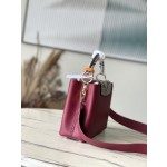 𝐋𝐎𝐔𝐈𝐒𝐕𝐔𝐈𝐓𝐓𝐎𝐍 N82068/M48865 Grape Purple Snake Shoulder This Capuchines BB handbag