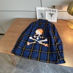 Mastermind JAPAN New Autumn/Winter Checkered Shirt Coat Skull Logo Print