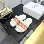 Dior Autumn/Winter New Wool Slippers