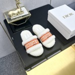 Dior Autumn/Winter New Wool Slippers