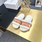 Dior Autumn/Winter New Wool Slippers