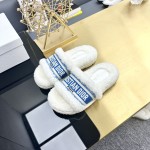 Dior Autumn/Winter New Wool Slippers