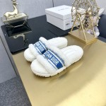 Dior Autumn/Winter New Wool Slippers
