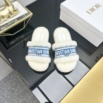 Dior Autumn/Winter New Wool Slippers