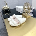 Dior Autumn/Winter New Wool Slippers