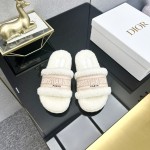 Dior Autumn/Winter New Wool Slippers