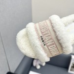 Dior Autumn/Winter New Wool Slippers