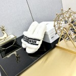 Dior Autumn/Winter New Wool Slippers
