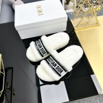 Dior Autumn/Winter New Wool Slippers
