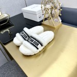 Dior Autumn/Winter New Wool Slippers
