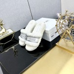 Dior Autumn/Winter New Wool Slippers