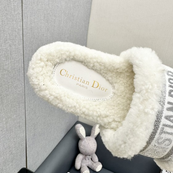 Dior Autumn/Winter New Wool Slippers