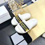 Dior Autumn/Winter New Wool Slippers
