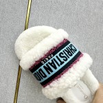 Dior Autumn/Winter New Wool Slippers