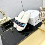 Dior Autumn/Winter New Wool Slippers