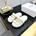 Dior Autumn/Winter New Wool Slippers