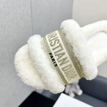 Dior Autumn/Winter New Wool Slippers