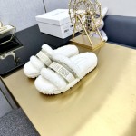 Dior Autumn/Winter New Wool Slippers