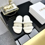 Dior Autumn/Winter New Wool Slippers