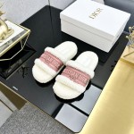 Dior Autumn/Winter New Wool Slippers