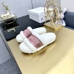 Dior Autumn/Winter New Wool Slippers
