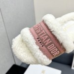 Dior Autumn/Winter New Wool Slippers