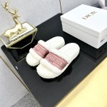 Dior Autumn/Winter New Wool Slippers