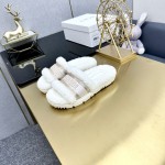 Dior Autumn/Winter New Wool Slippers