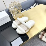 Dior Autumn/Winter New Wool Slippers