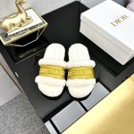 Dior Autumn/Winter New Wool Slippers