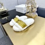 Dior Autumn/Winter New Wool Slippers
