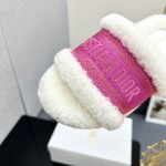 Dior Autumn/Winter New Wool Slippers