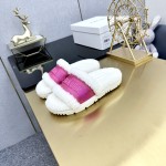 Dior Autumn/Winter New Wool Slippers