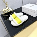 Dior Autumn/Winter New Wool Slippers