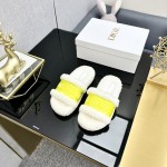 Dior Autumn/Winter New Wool Slippers